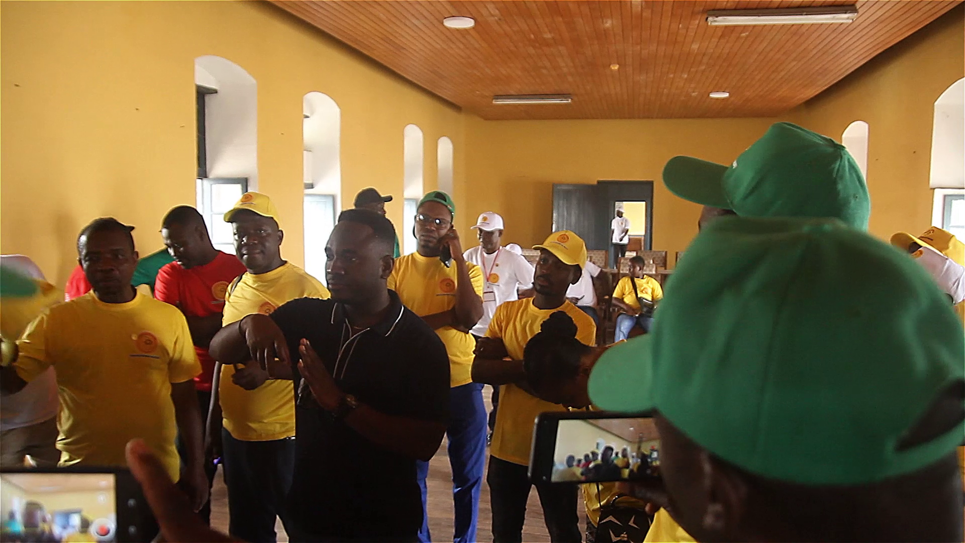 Inaugural Conference Tour at Cape Coast Castle, Harakati Za Muungano Members