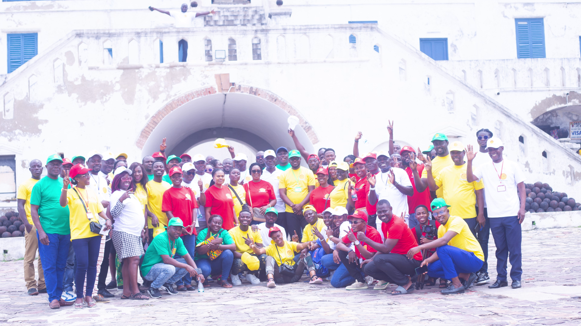 HARAKATI ZA MUUNGANO MEMBERS TOUR AT CAPE COAST CASTLE