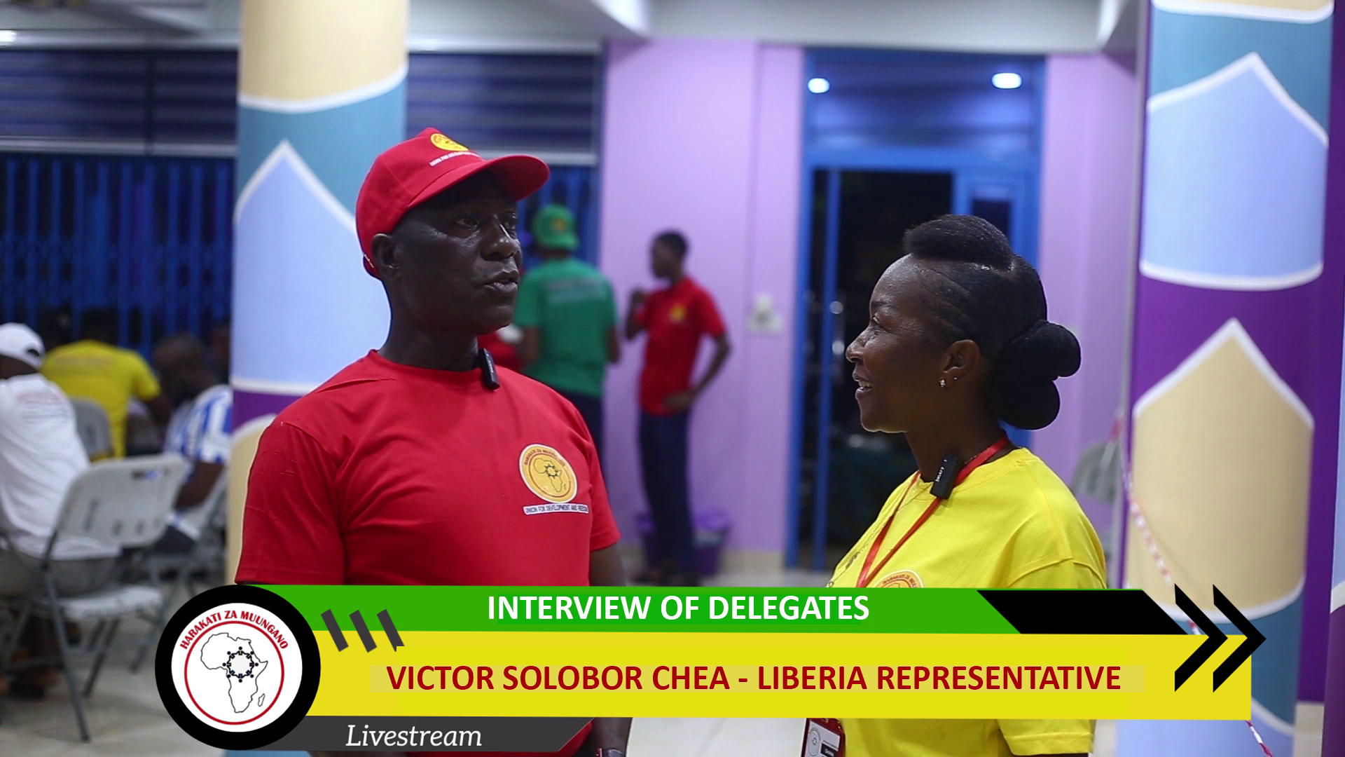 INTERVIEW OF DELEGATES, VICTOR SOLOBOR CHEA, LIBERIA REPRESENTATIVE