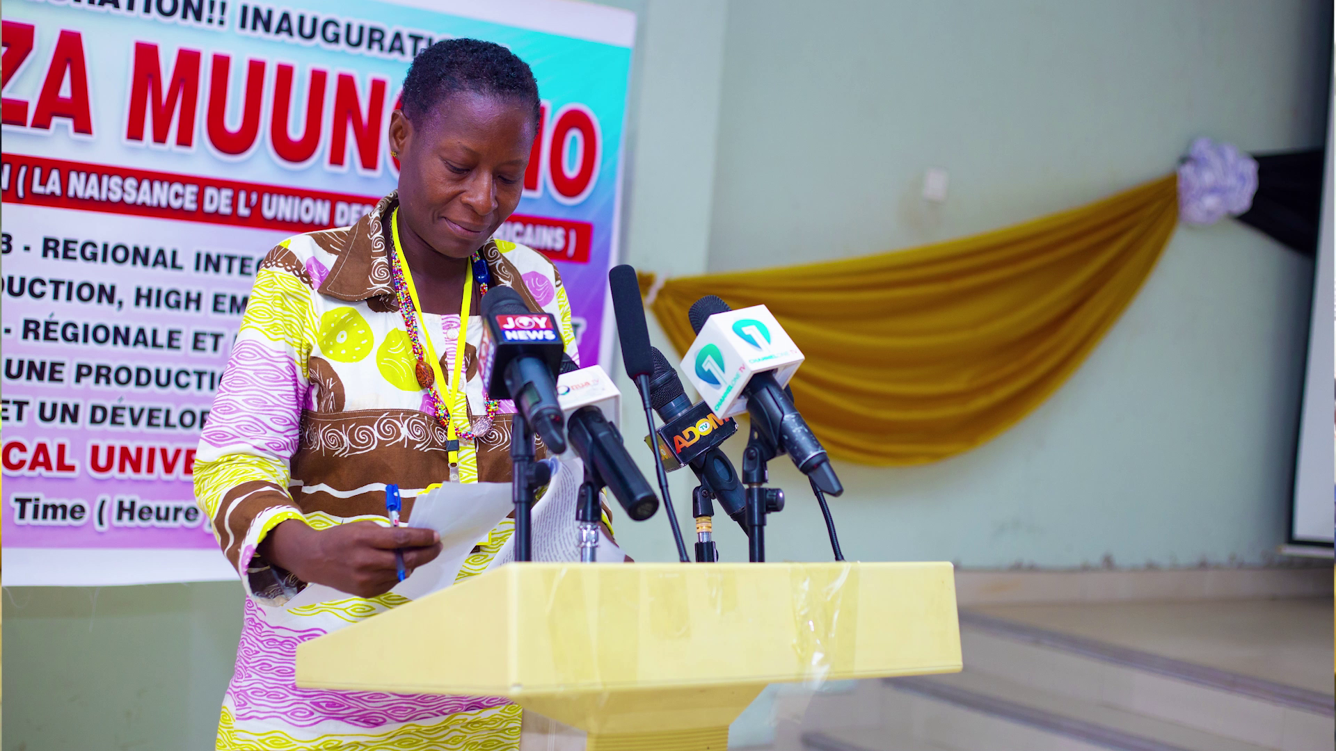 SPEECH FROM THE ICU REPRESENTATIVE, MADAM MAKU VONDEE, THE CHIEF INDUSTRIAL RELATIONS OFFICER