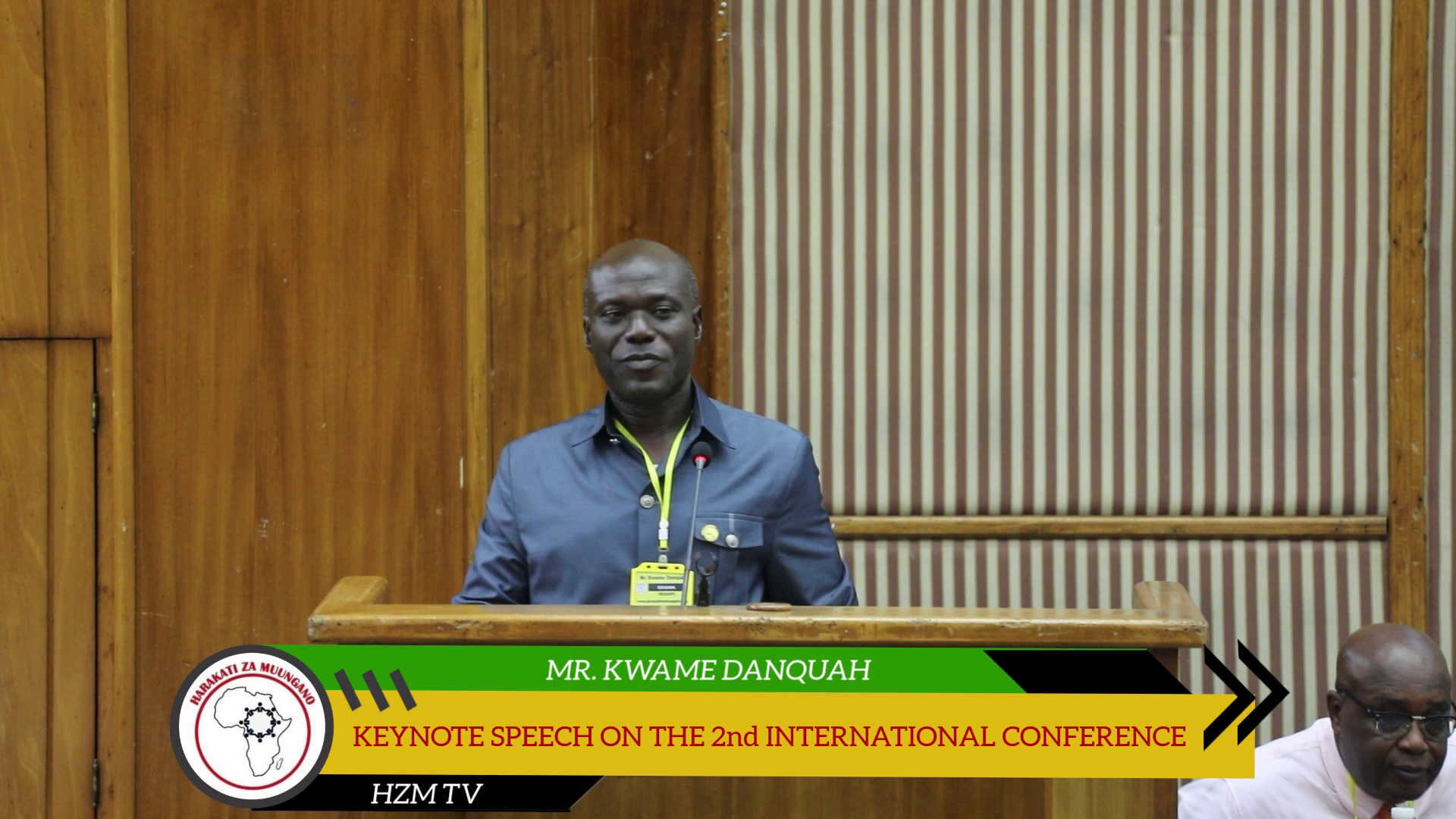 Keynote speech by Mr. Kwame Danquah