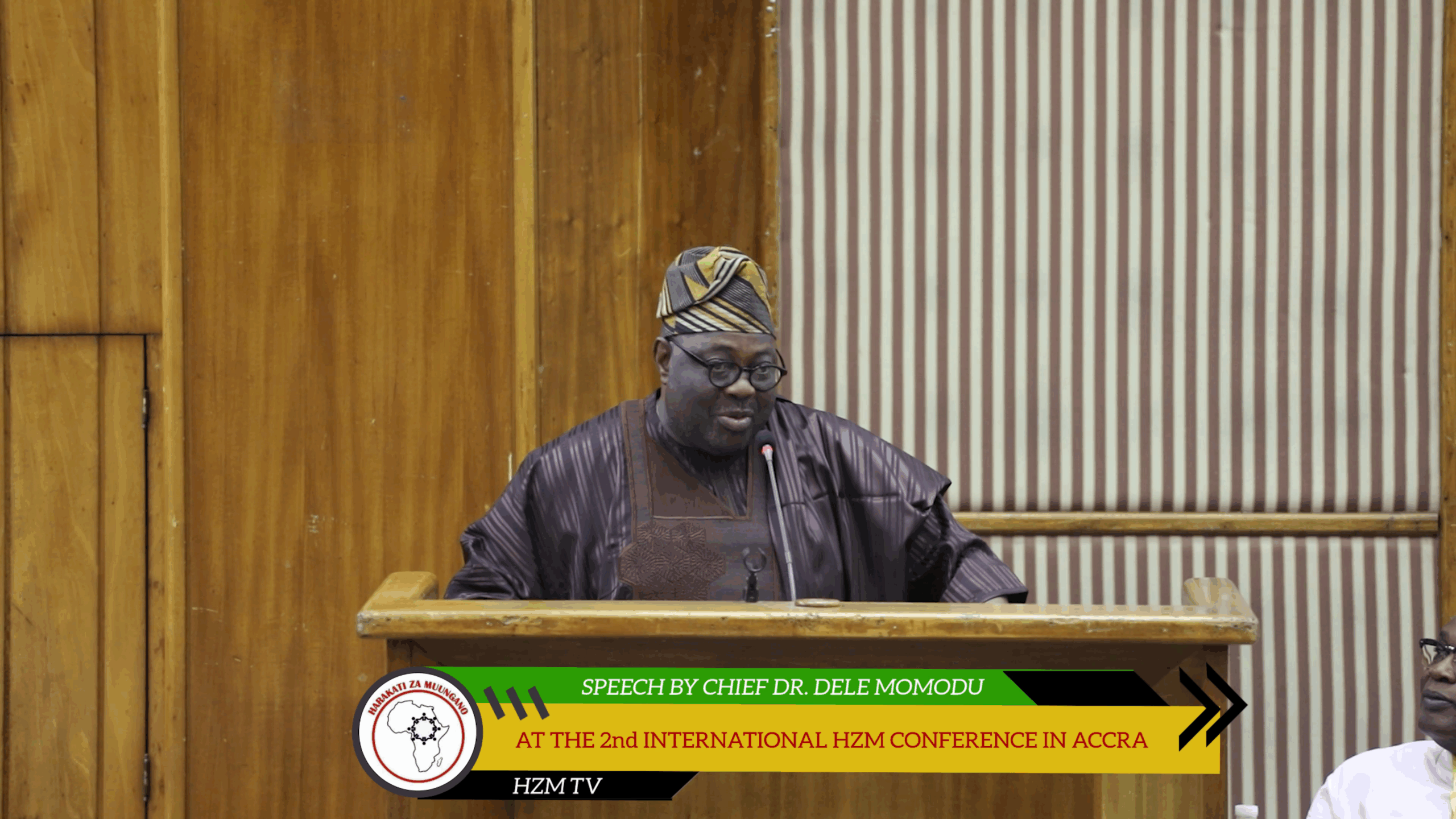 SPEECH BY CHIEF DR. DELE MOMODU