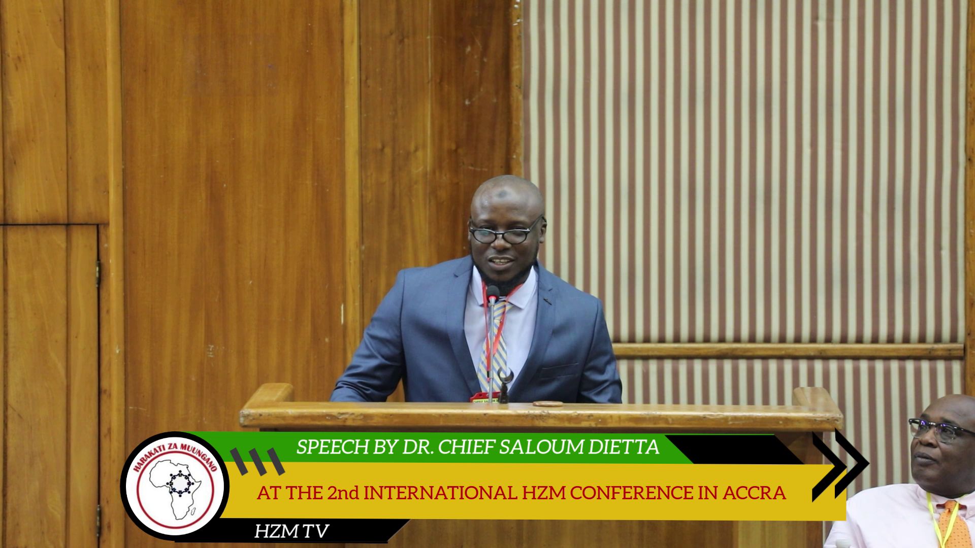 SPEECH BY DR CHIEF SALOUM DIETTA