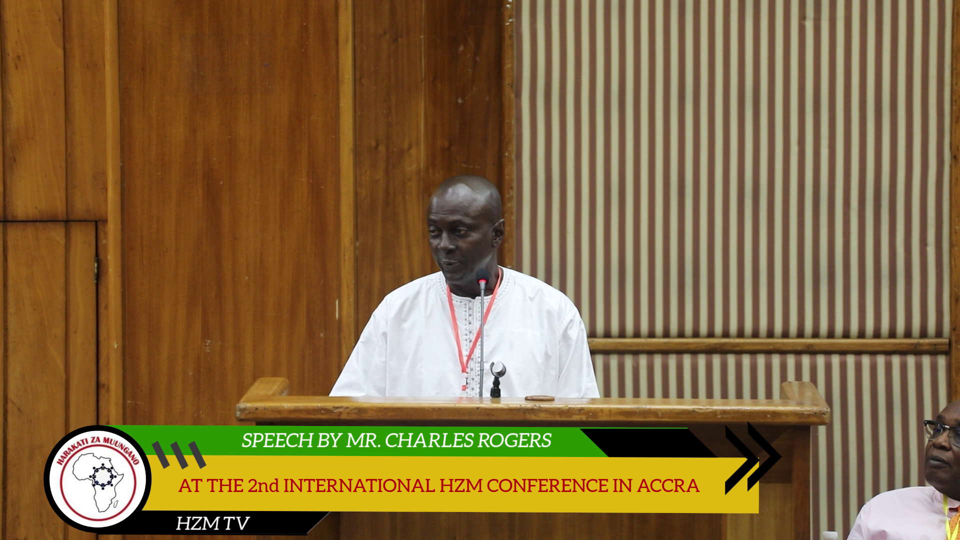 SPEECH BY MR CHARLES ROGERS AT THE 2nd INTERNATIONAL HZM CONFERENCE IN ACCRA